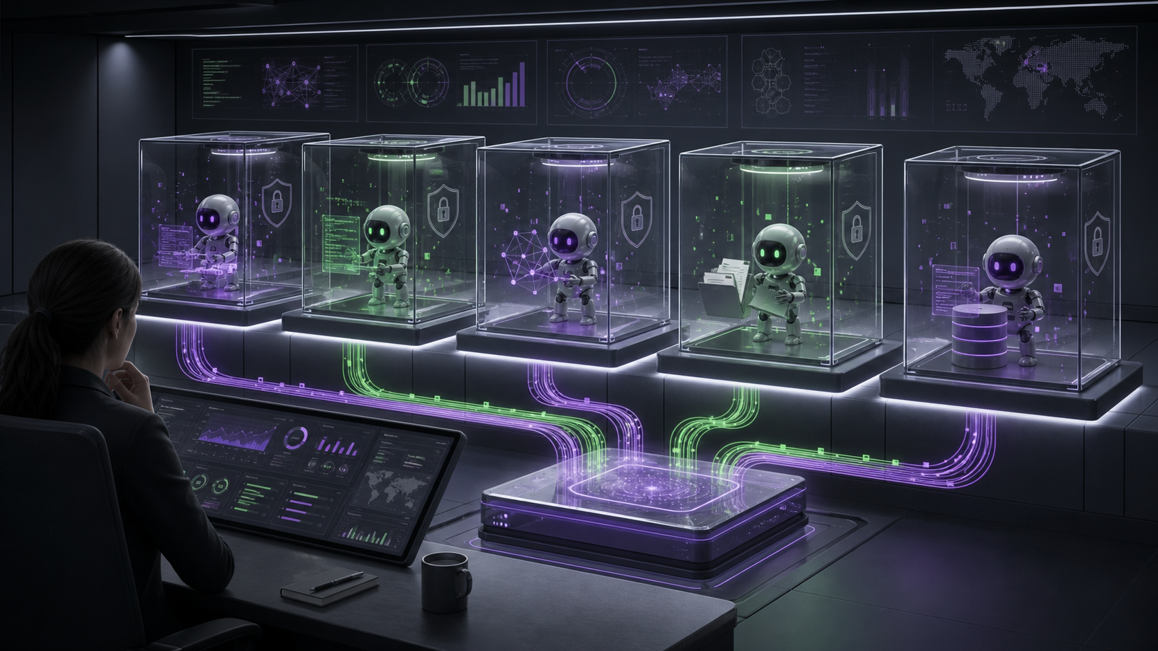 Enterprise AI agents operating inside clearly defined security boundaries
