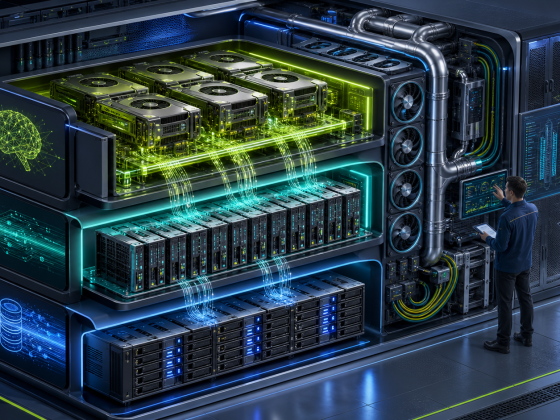 Agentic AI Needs a New Memory Tier Between GPUs and Storage 2 A layered AI memory architecture moving active context between GPU memory, fast flash, and durable storage