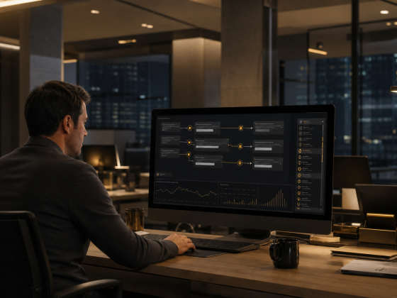 Goldman Sachs Pushes Agents Into Process-Heavy Banking Work 1 Banking professionals supervising AI agents that handle document review, reconciliation, compliance, and onboarding steps