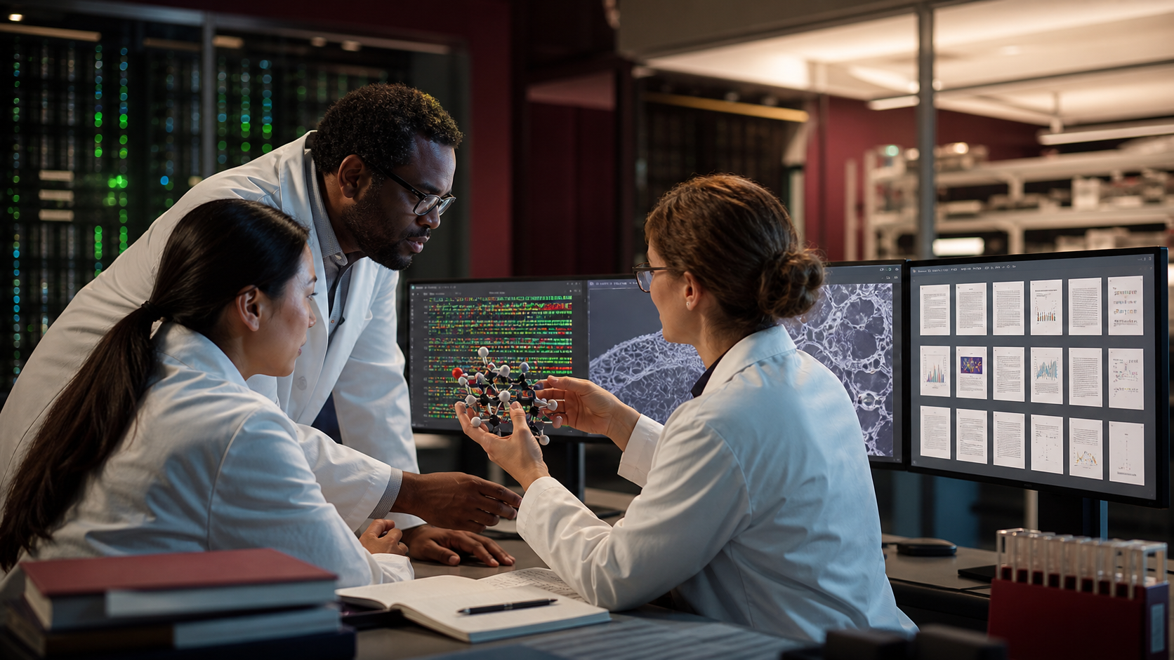 Life-science researchers using AI to connect molecular, genomic and medical literature evidence