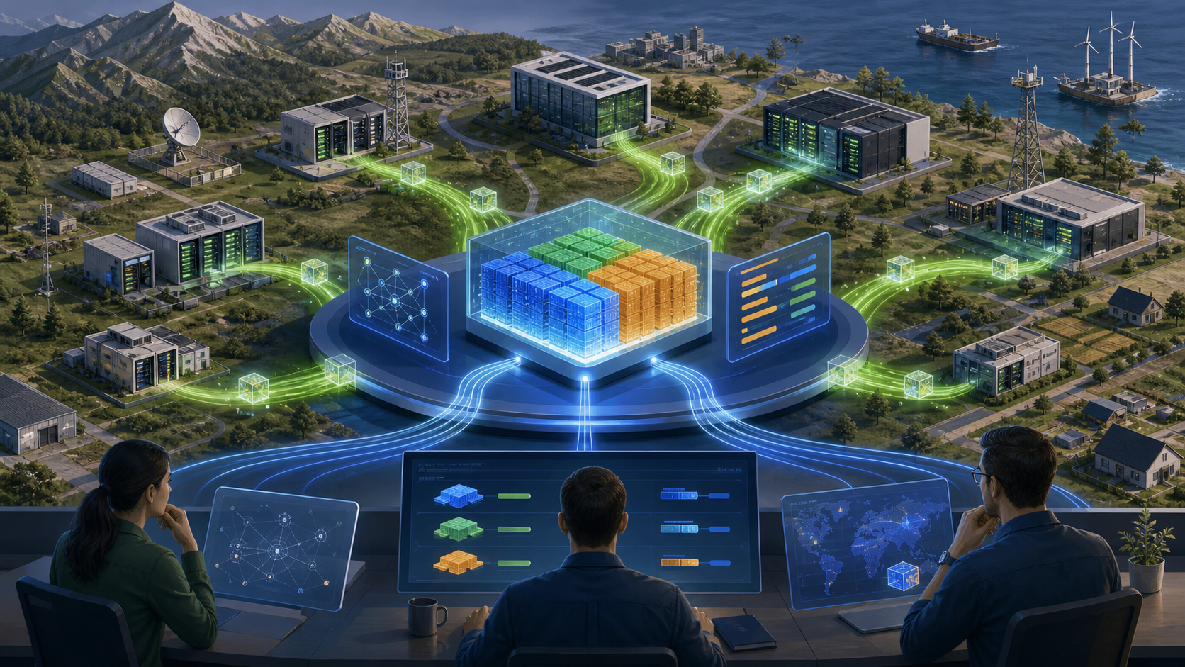 Distributed computing providers contributing spare GPU capacity to a transparent shared marketplace