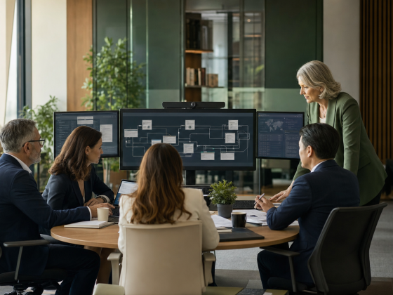 Financial AI Adoption Is Universal but No Longer Differentiating 2 A mature financial institution connecting governed AI across risk, reporting, service, and document workflows
