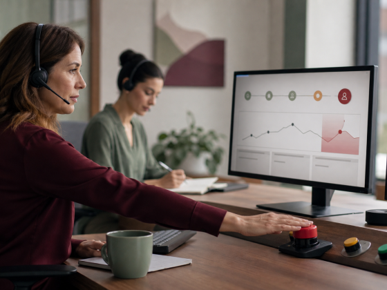 Financial AI Needs to Know When Not to Act 1 A financial decision system pausing an inappropriate promotion after detecting a customer distress signal