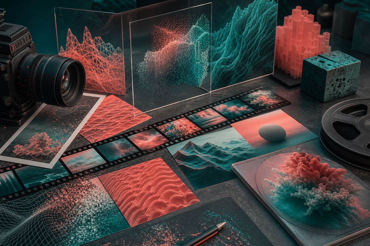 Editorial AI news image representing Google launches Veo and Imagen 3 generative AI models.