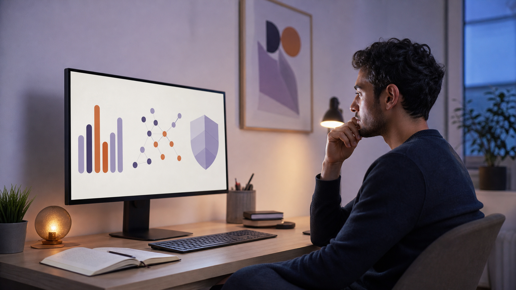 A developer comparing model performance and cost controls on a clean workstation