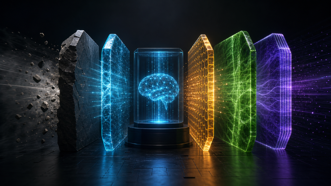 Production AI system protected by five coordinated security layers