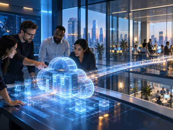 Google and Accenture Build a 1,000-Engineer AI Deployment Unit 5 Enterprise engineers connect a cloud AI system to business operations across a modern office