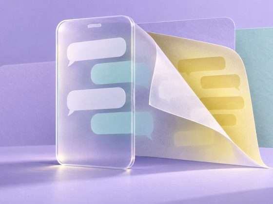 WhatsApp's Reported Instruction Leak Raises a Transparency Question 1 AI-generated conceptual illustration of blank support-message shapes and a revealed paper layer behind an unbranded phone, not actual WhatsApp code or leaked user conversations