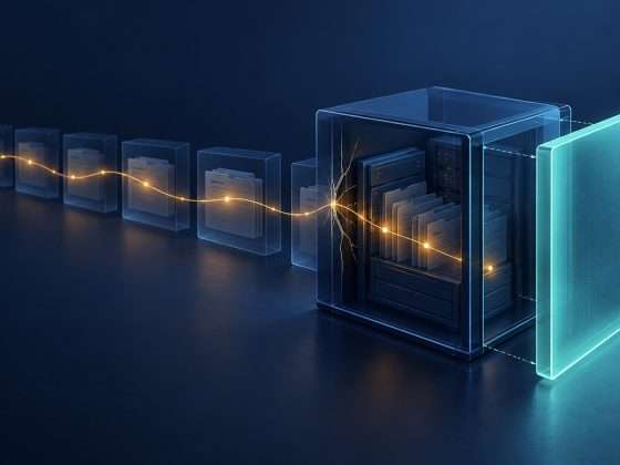 AWS Finds PHP Attack Attempts Before Public Disclosure 8 AI-generated conceptual server illustration showing an intrusion trail predating a protective update, not an actual affected system